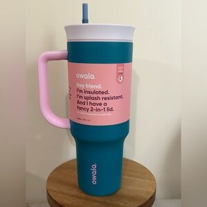 Owala® 40 oz Travel Tumbler SS Tickle Me Teal